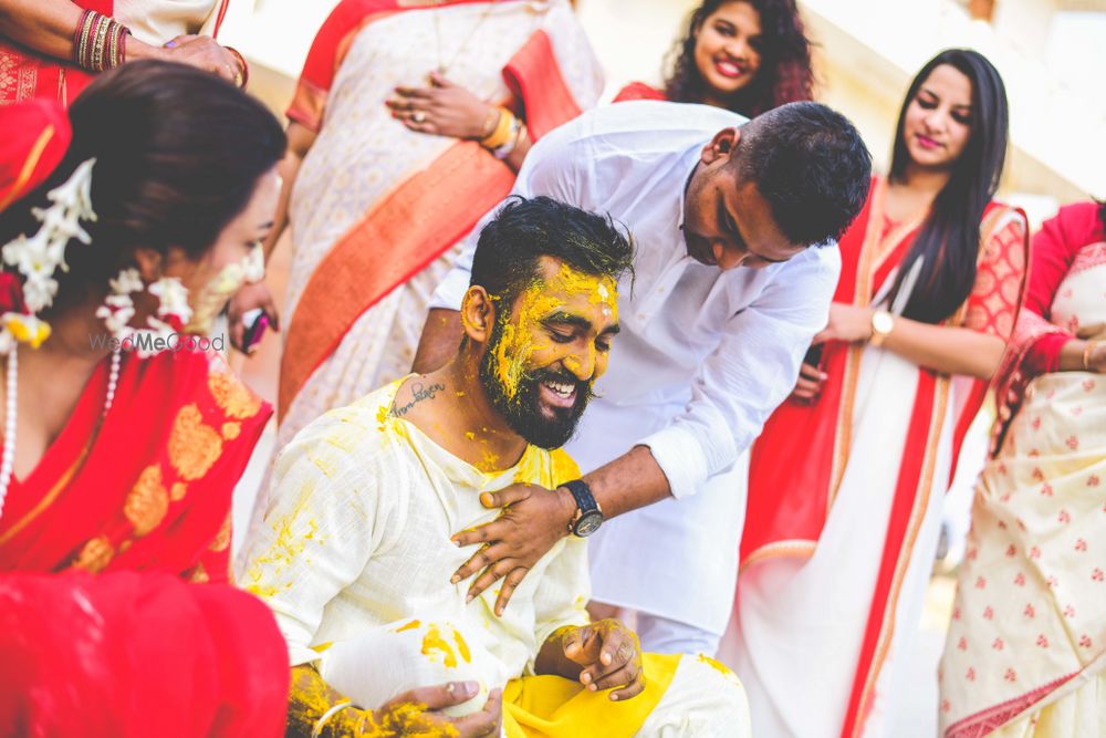 Photo From When Abhishek gets his Haldhi massage - By Studio Cameraon