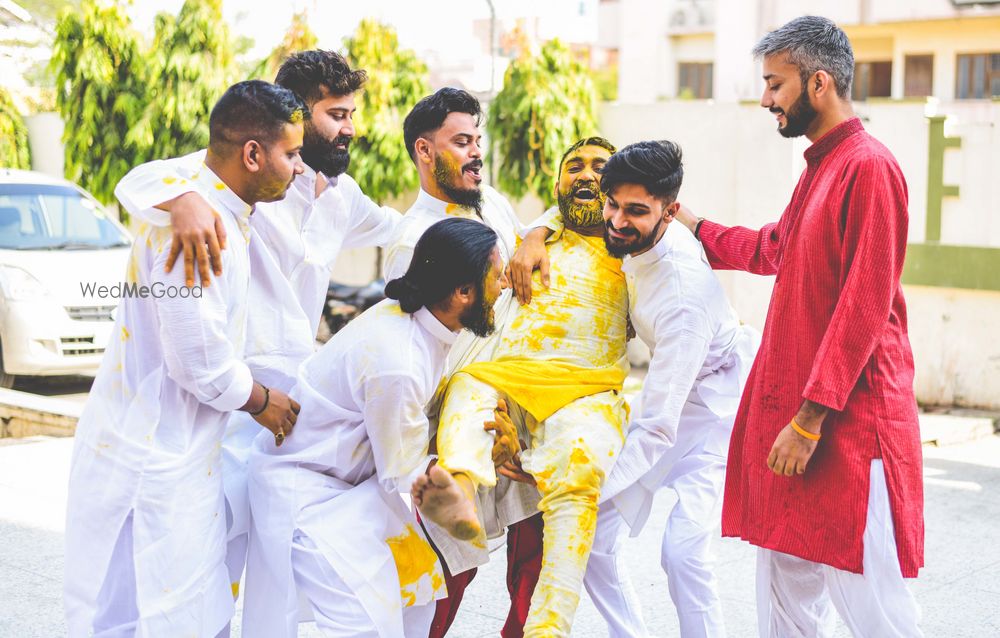 Photo From When Abhishek gets his Haldhi massage - By Studio Cameraon