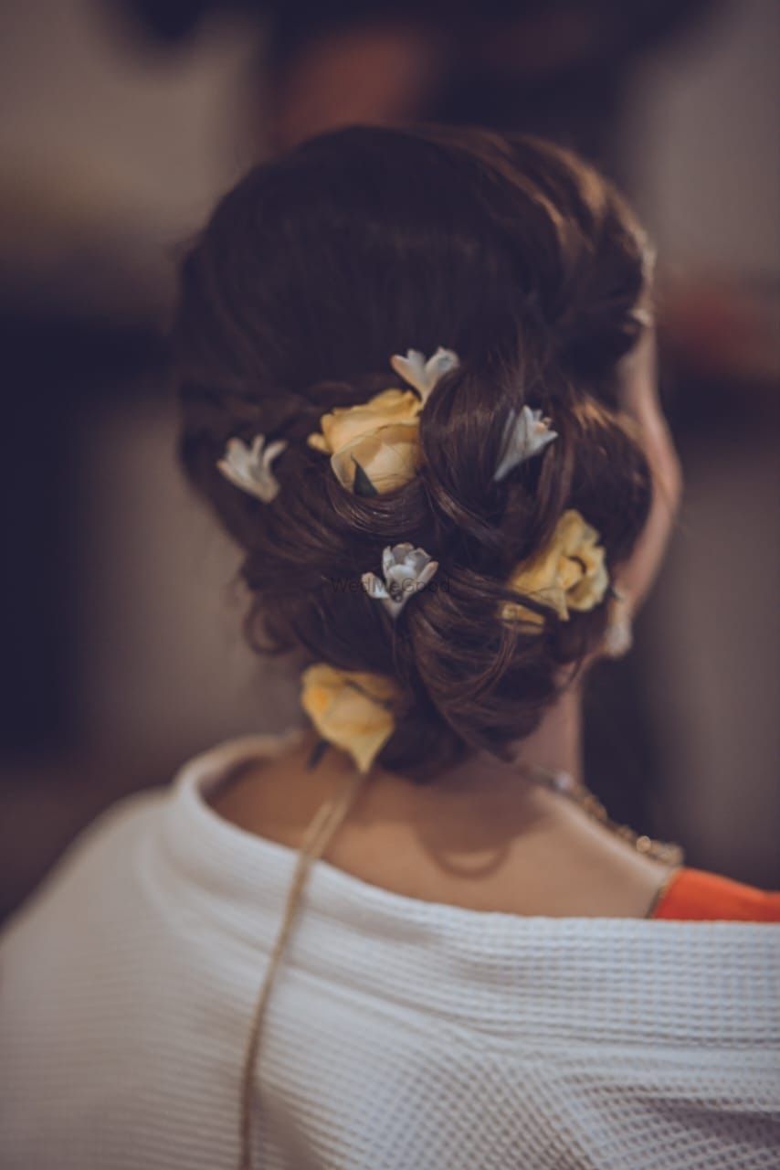 Photo From Floral Buns - By Minsen Beauty Parlour