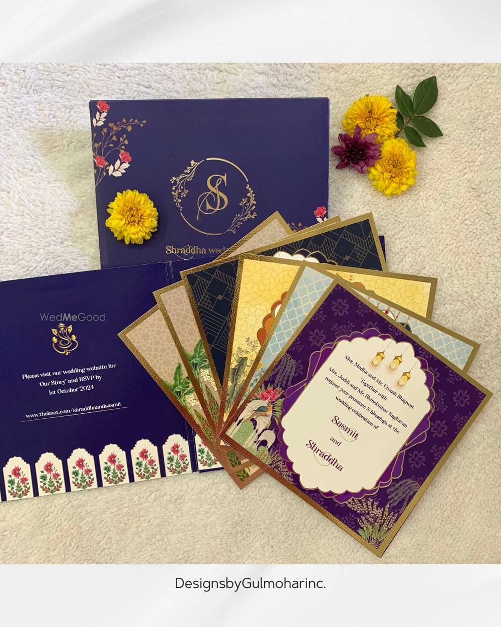 Photo From Royal Blue Invite - By Designs by Gulmohar Inc.