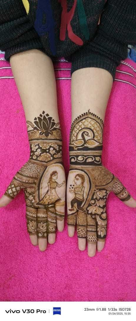 Photo From Aarti - By Rinku Mehandi Artist