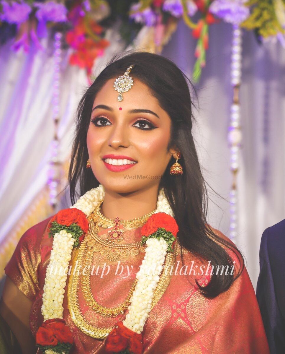 Photo From Pooja’s Reception  - By Makeup By Varalakshmi