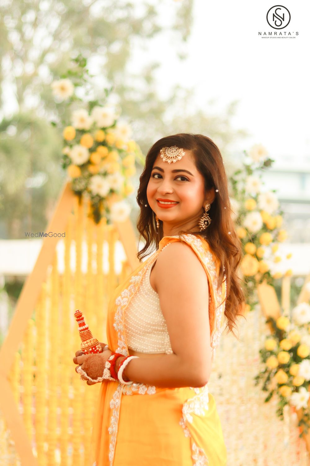 Photo From Bengali haldi of "sinjini " - By Namrata's Studio