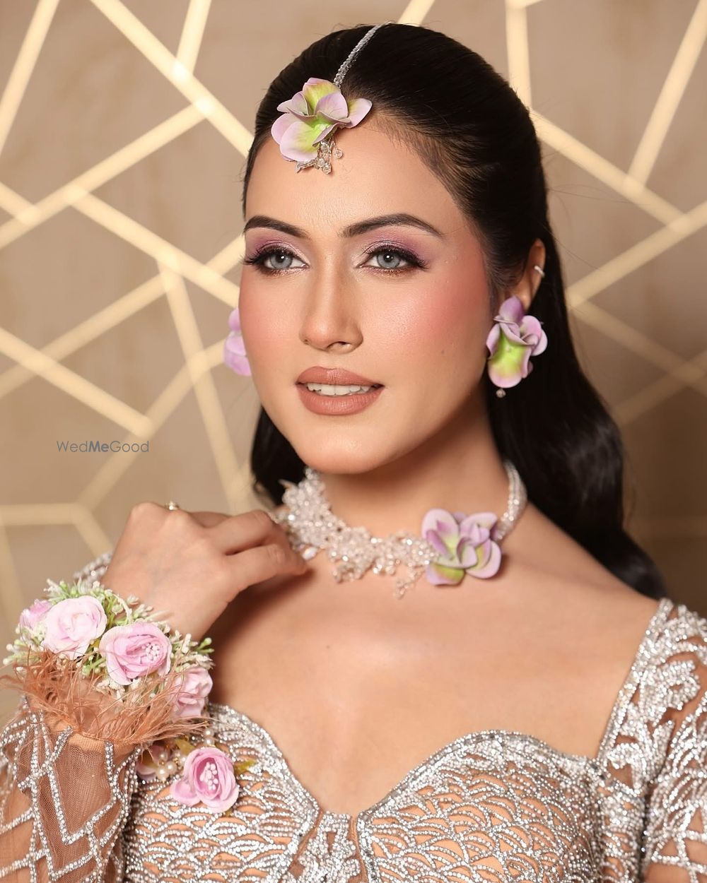 Photo From Mehendi glam & soft look  - By Tina MS Makeovers