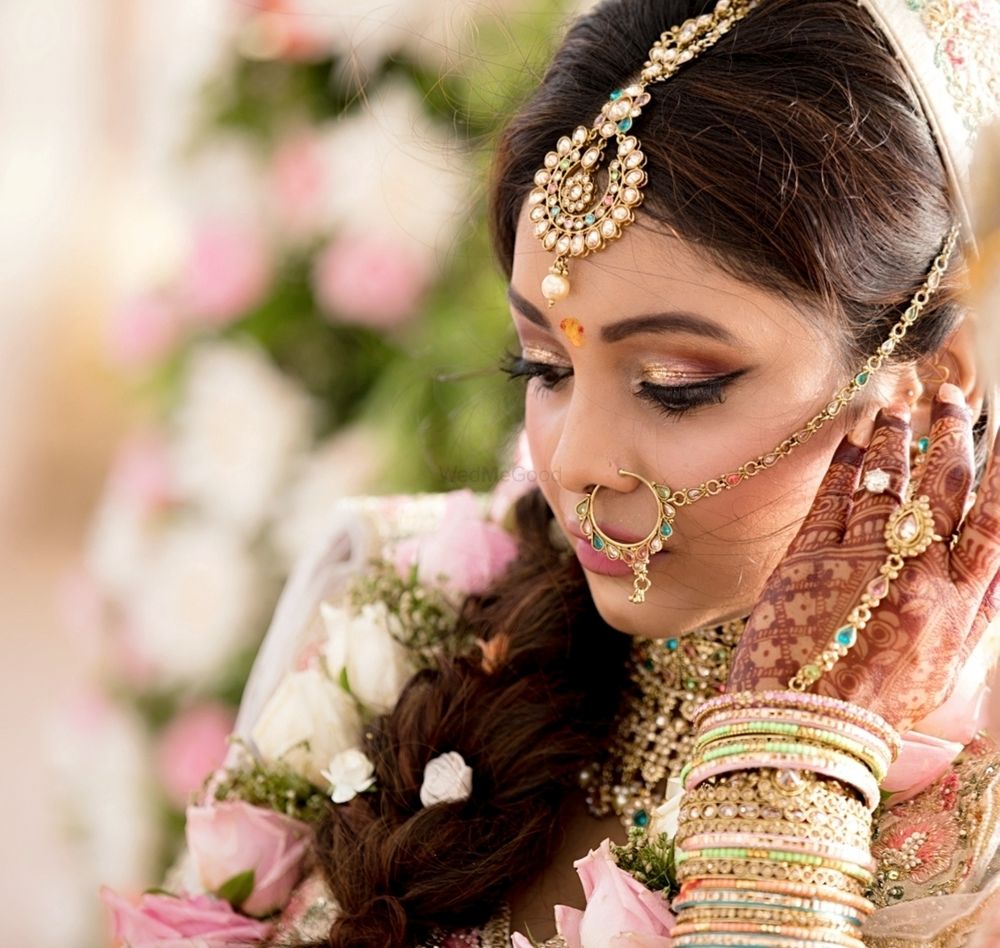 Photo From Such a pretty Bride! - By Ritu Babbar Makeup and Hair