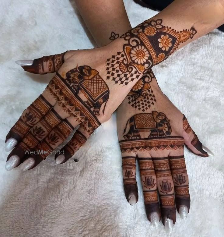 Photo From Back side mehandi design - By Suraj Mehandi Artist