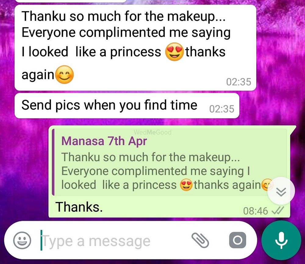 Photo From Customer Appreciations - By Makeup By Dev