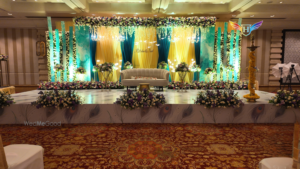 Photo From Peacock Theme Decor - Leela Palace - By Hosanna Decors and Events - Decor