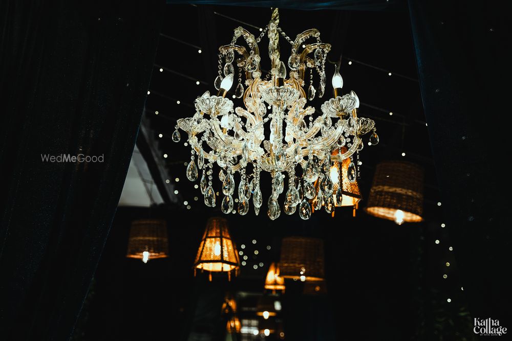 Photo From The Blue and Gold Sangeet Setup - By Fiesta Event Management