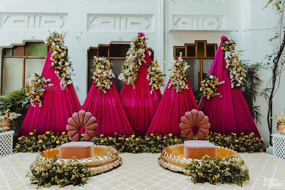 Photo From The Yellow and Magenta Haldi - By Fiesta Event Management