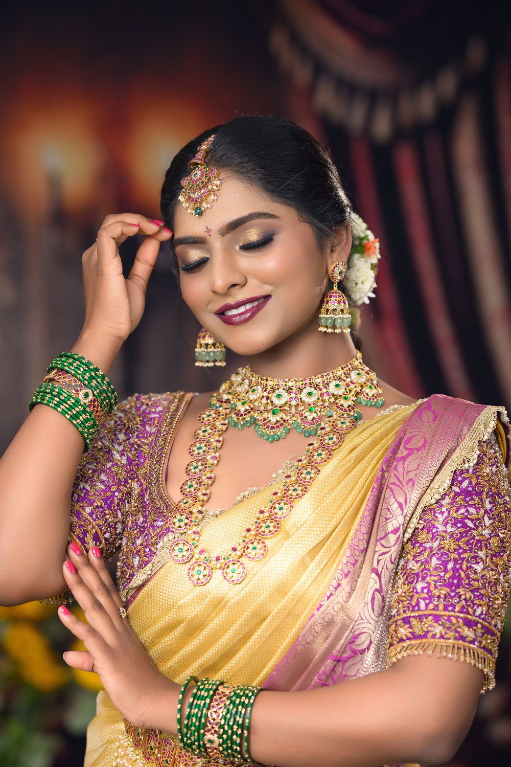 Photo From Muhurtham look of Nesha - By Makeup By Jyoti Sing