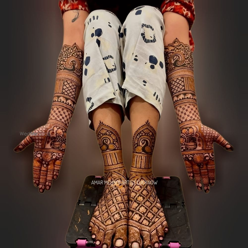 Photo From Letest Bridal Mehndi Design  - By Amar Mehndi Artist