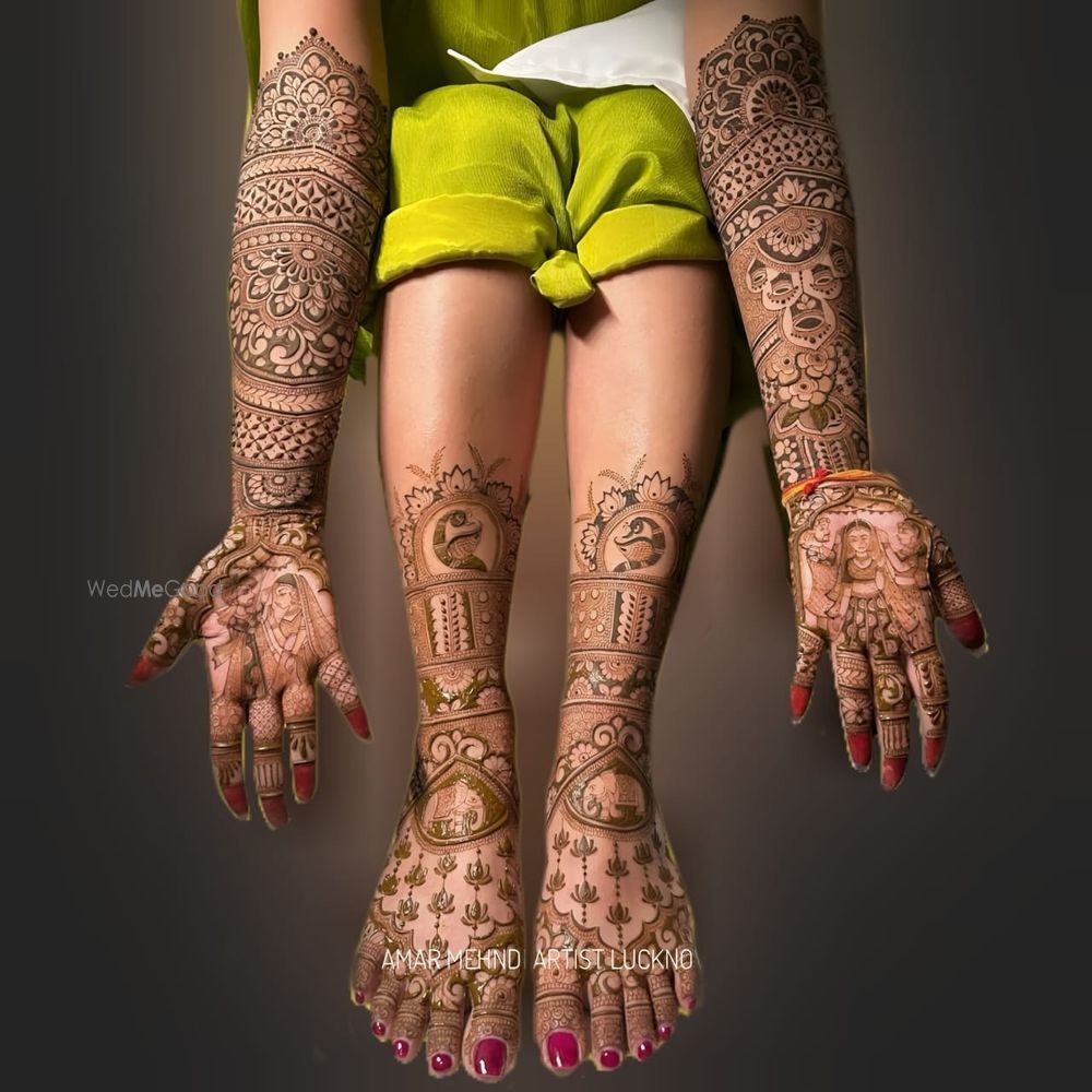 Photo From Letest Bridal Mehndi Design  - By Amar Mehndi Artist