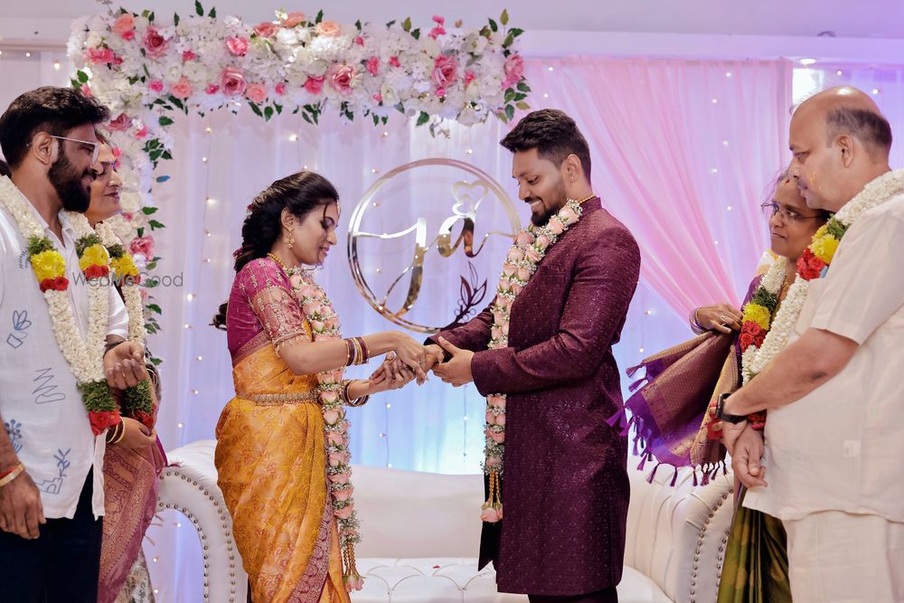 Photo From AKSHAYA & JAYAPRAKASH (Engagement) - By Triangle Services Photography