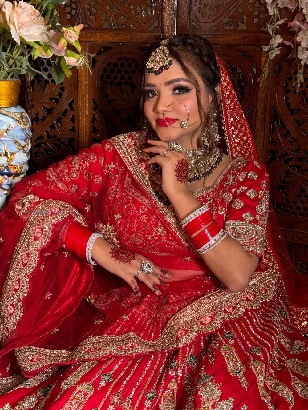 Photo From Bridal Makeup done at our studio  - By Pretty faces by Kriti