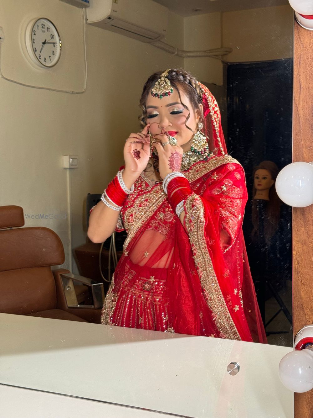 Photo From Bridal Makeup done at our studio  - By Pretty faces by Kriti