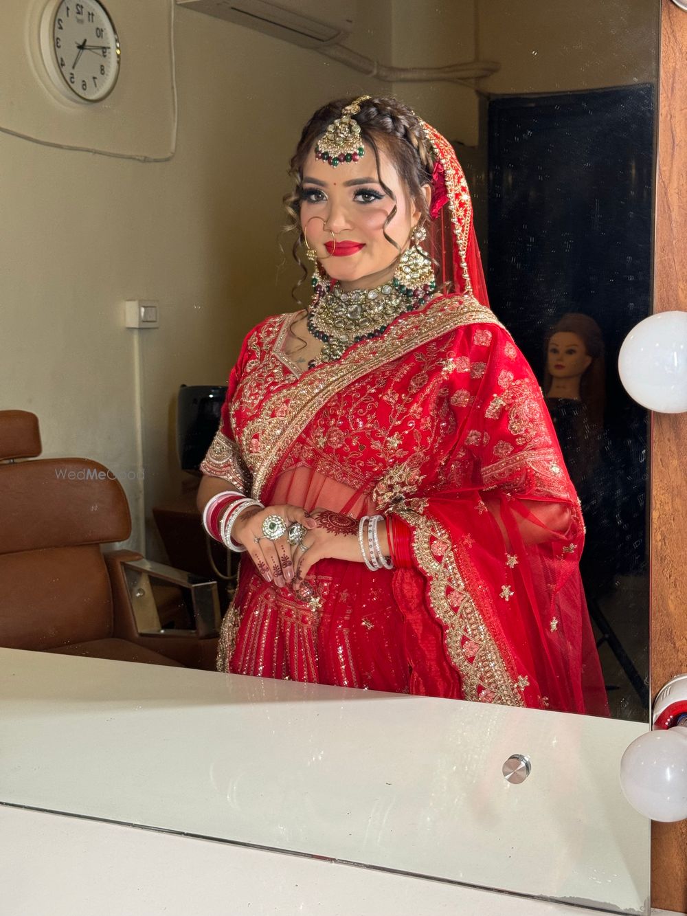 Photo From Bridal Makeup done at our studio  - By Pretty faces by Kriti