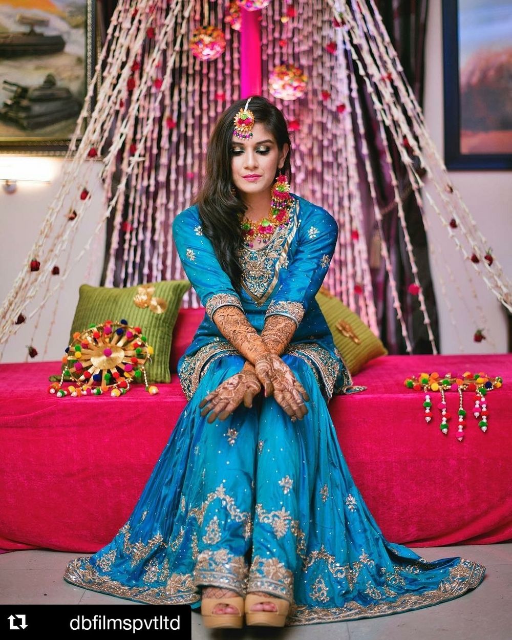 Photo From Babiya's mehendi look. - By Makeovers by Anchal