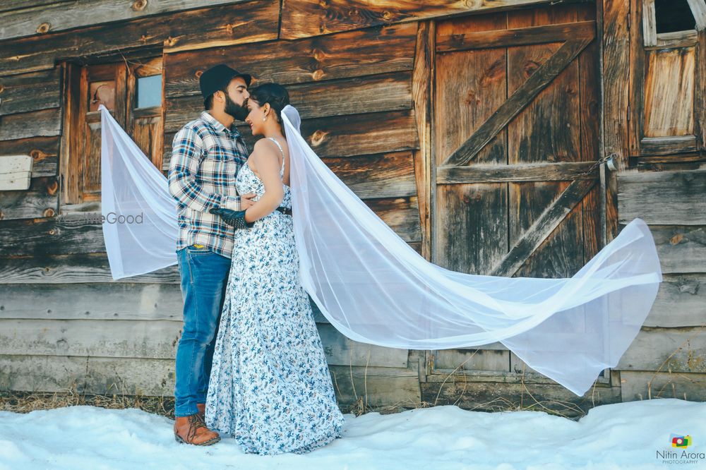 Photo of Romantic pre wedding photo shoot