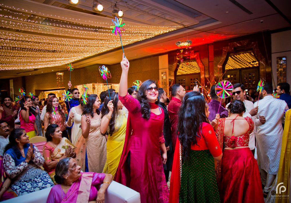 Photo of Paper Pinwheels for Guests during Sangeet