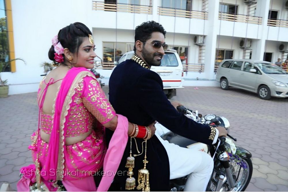 Photo From Gujrati Kudi Punjabi Munda.. Bela & Sahej. Destination Wedding - By Jayshree Makeup and Hair Designer
