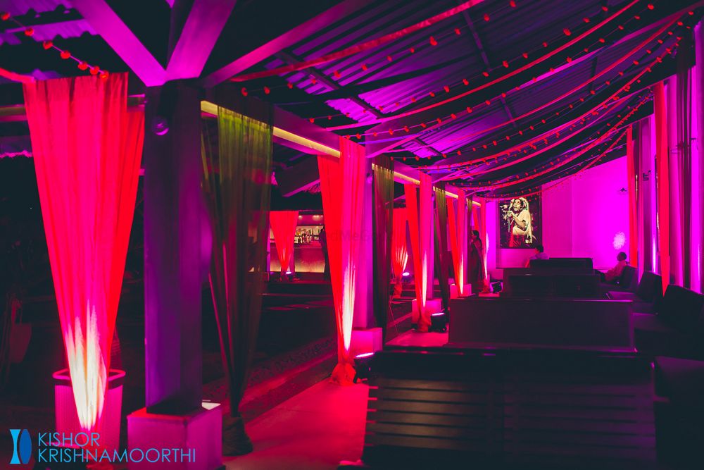 Photo of Purple cocktail night decor