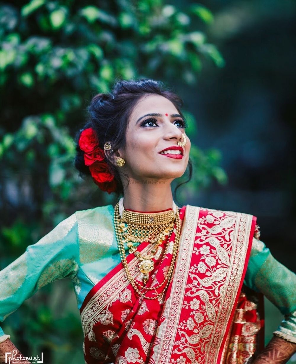 Photo From Reema - My Maharashtrian Stunner Bridey - By MakeupbyNitika