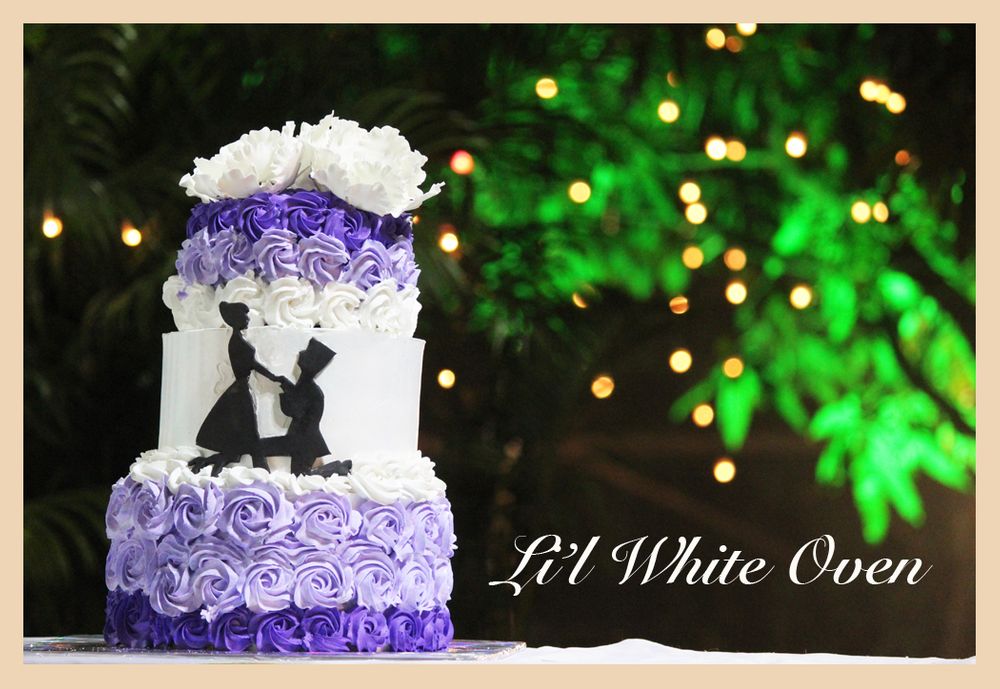 Photo From Purple Passion Whipped Cream Engagement Cake - By Li'l White Oven