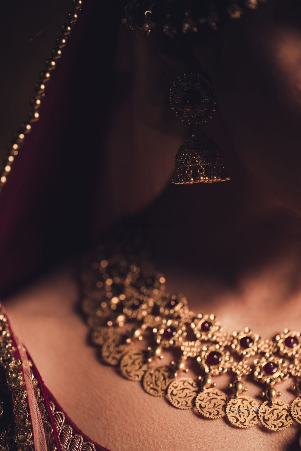 Photo of Bridal close up with jewellery photography