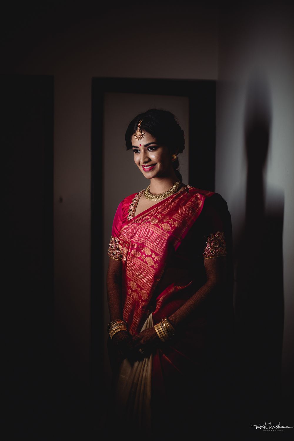 Photo of Simple South Indian bridal look