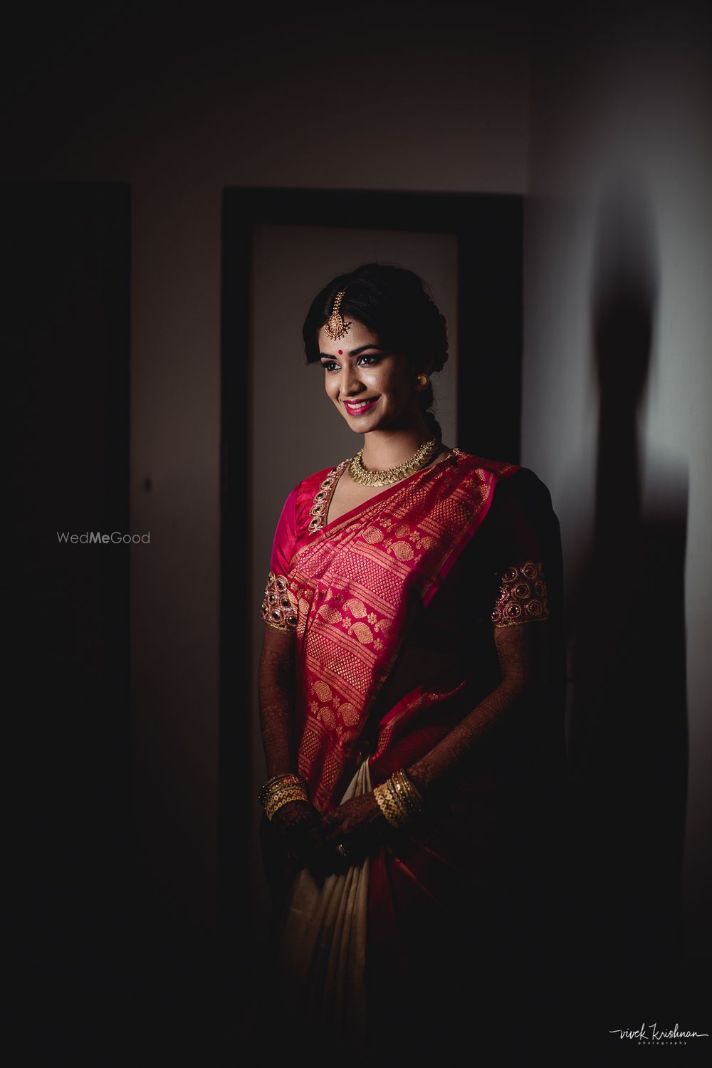 Photo of Simple South Indian bridal look