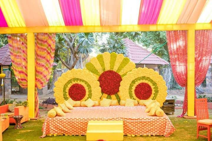 Photo From The colorful Mehendi decor - By Occasions Decor