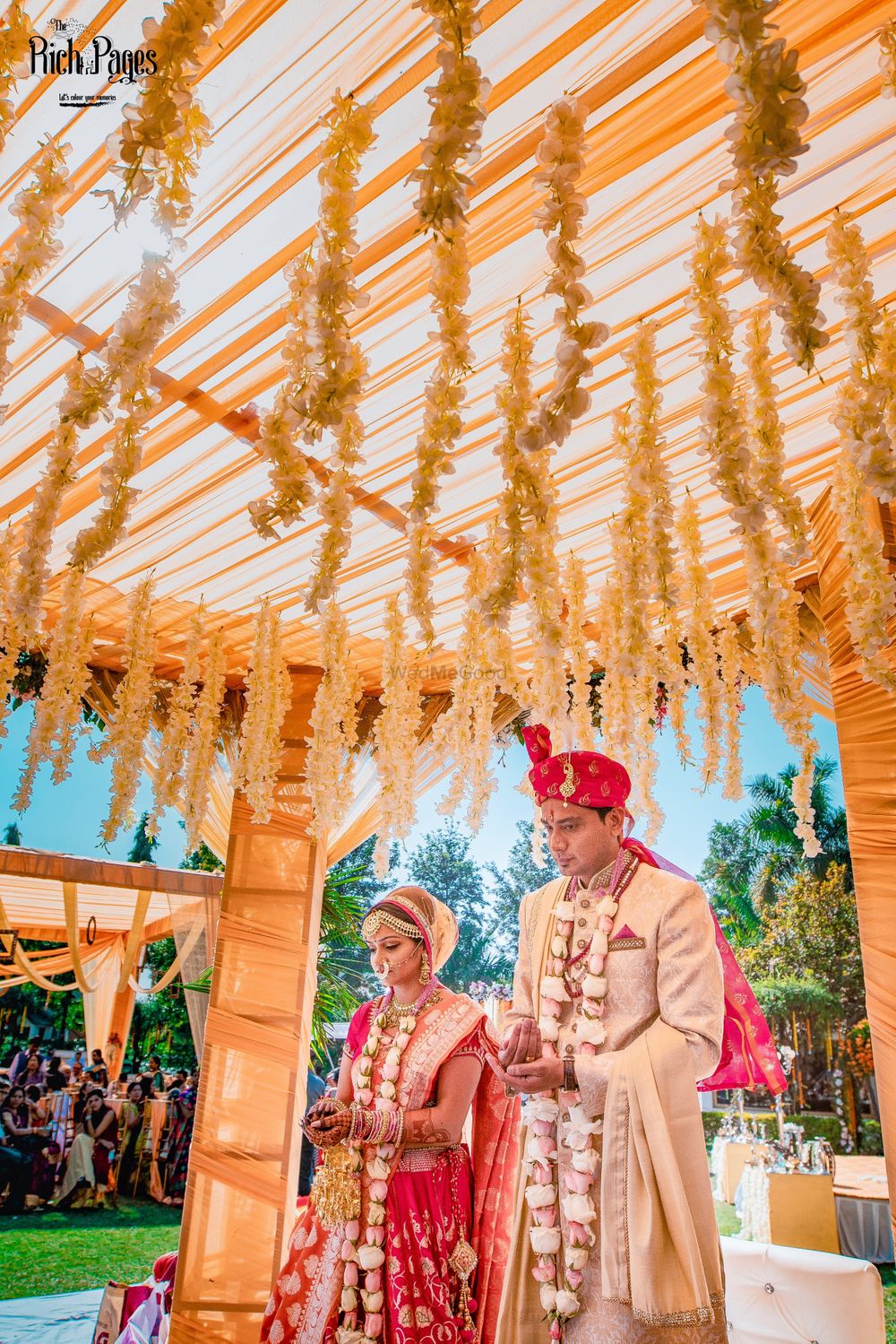 Photo of Mandap with hanging floral stings