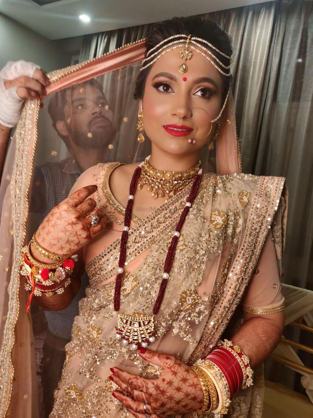 Photo From Bride on her wedding day. - By Makeovers by Anchal