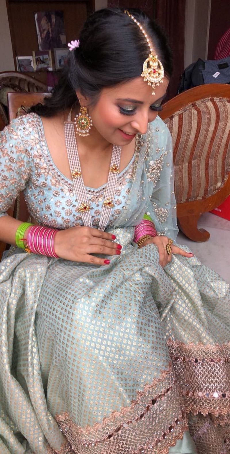 Photo From Sakshi's Engagement Makeup - By Wedsta Gold Package