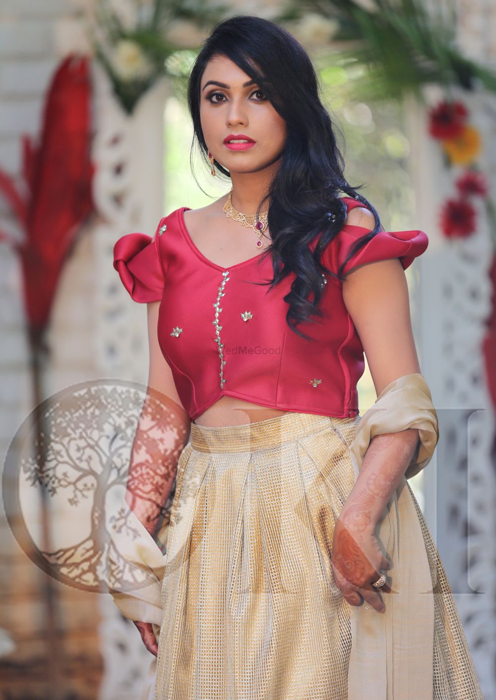 Photo From Fairytale hand-embroidered Red and Gold Princess lehengas - By OKI