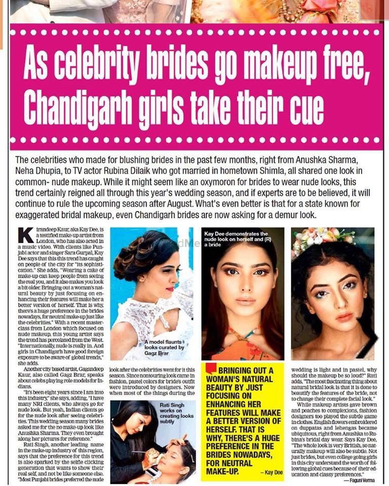 Photo From Times of India - By KayDee Makeup Artist