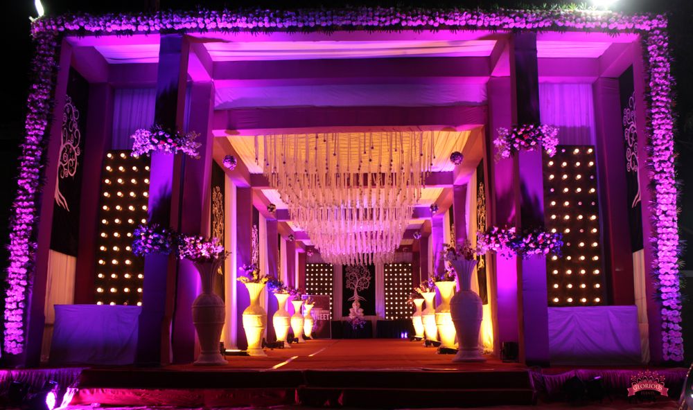 Sangeet Sandhya Stage Decoration - Diary Decoration