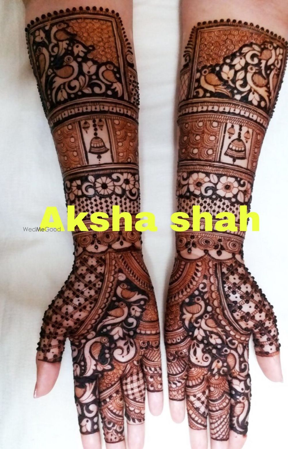 Photo From latest 2018 bridal designs - By Aksha Shah Mehendi Designer