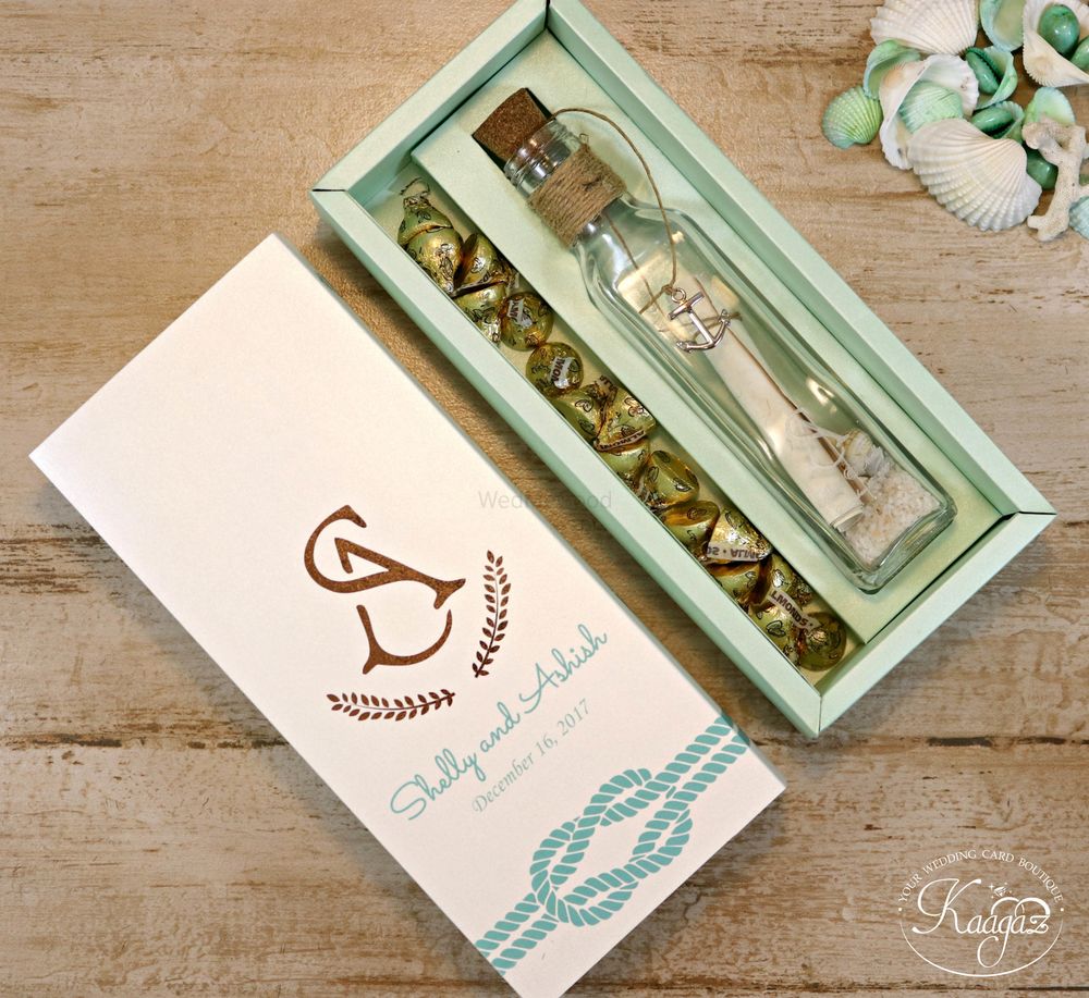Photo From message in a bottle - By Kaagaz- Wedding Card Boutique