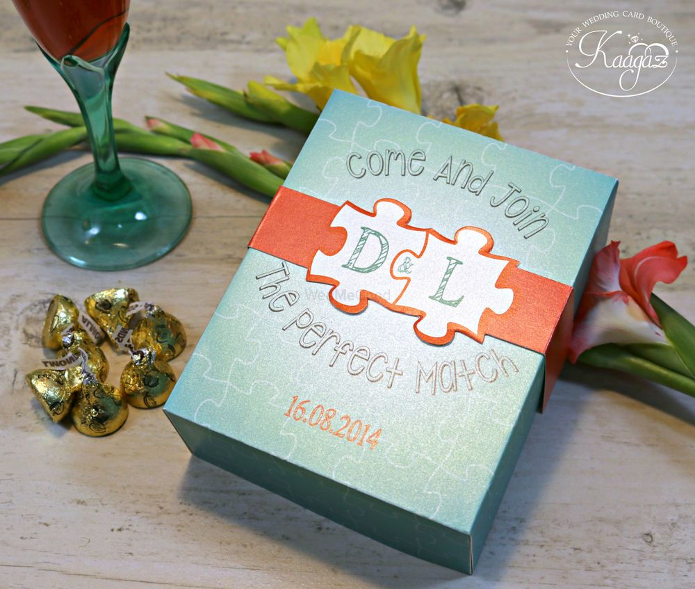 Photo From Join The Perfect Match - Puzzle Wedding Invitation - By Kaagaz- Wedding Card Boutique