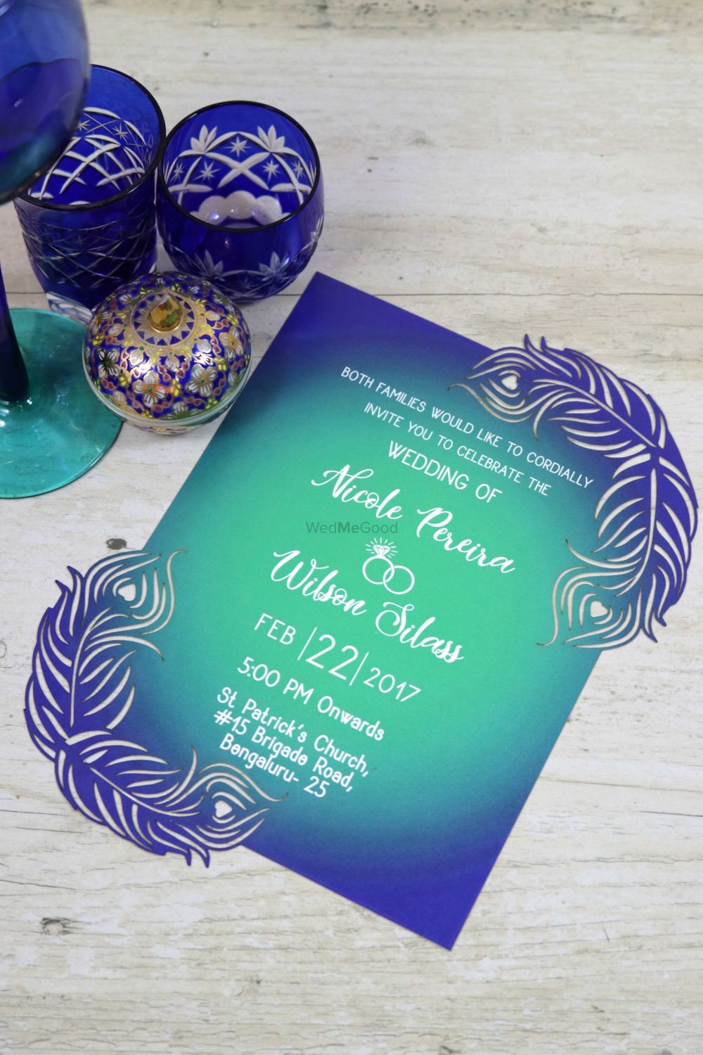 Photo From Stunning Peacock - Laser Cut Card - By Kaagaz- Wedding Card Boutique