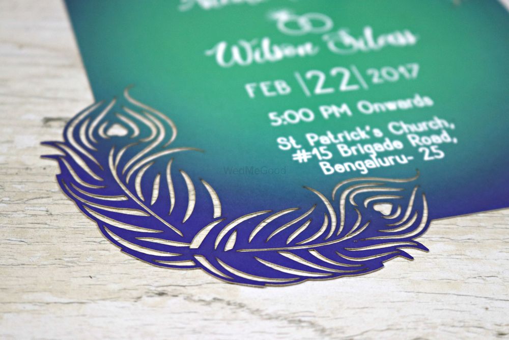 Photo From Stunning Peacock - Laser Cut Card - By Kaagaz- Wedding Card Boutique