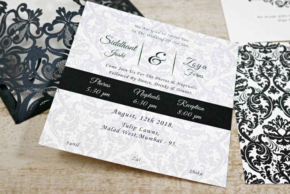 Photo From Black Luxurious Wedding Card - By Kaagaz- Wedding Card Boutique