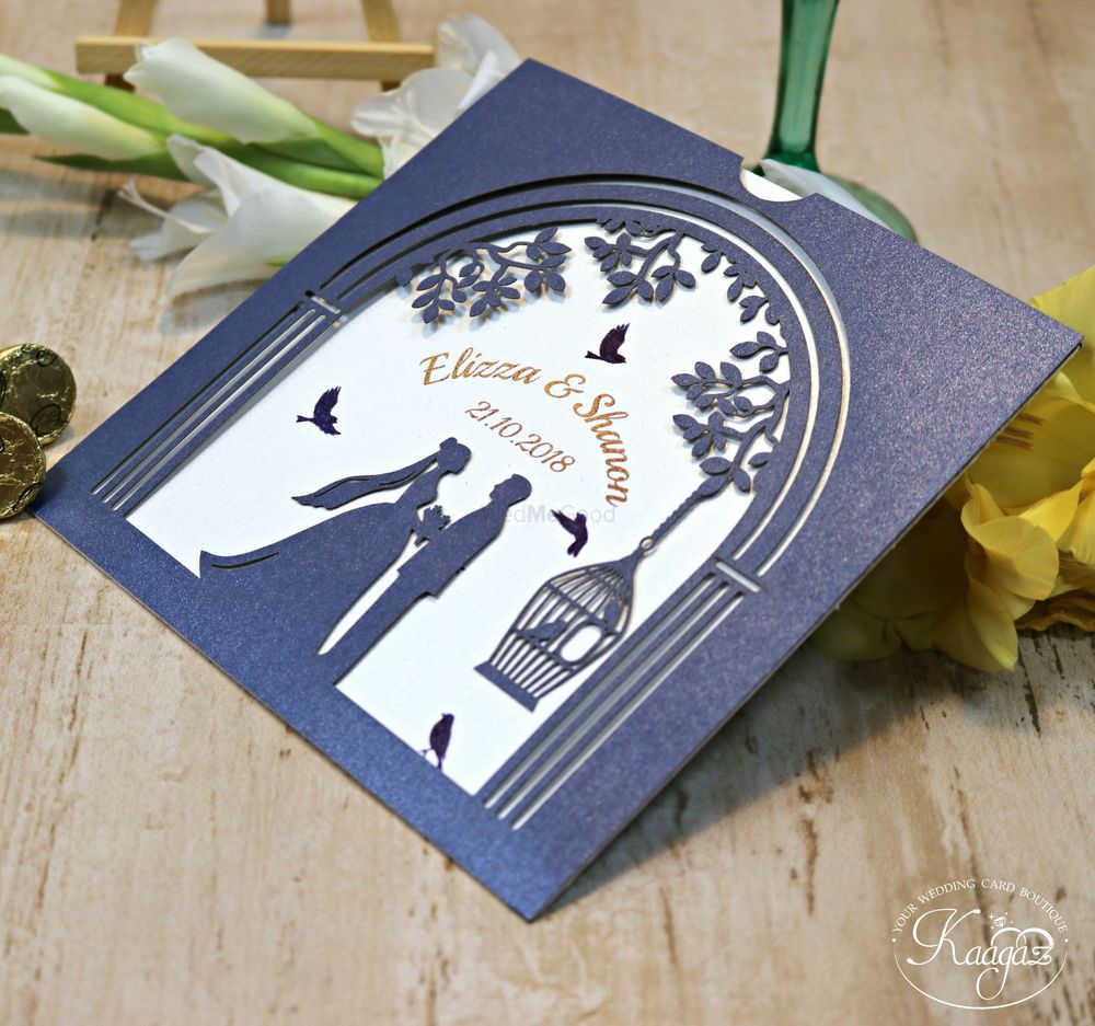 Photo From Captivating Christian Wedding Invitation - By Kaagaz- Wedding Card Boutique