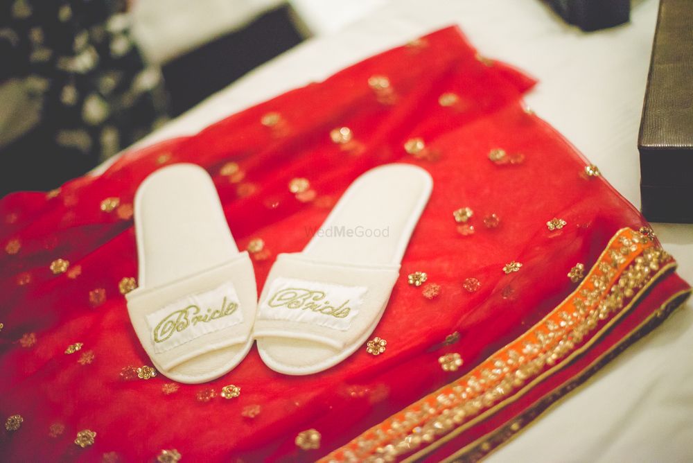 Photo of personalised bride shoes