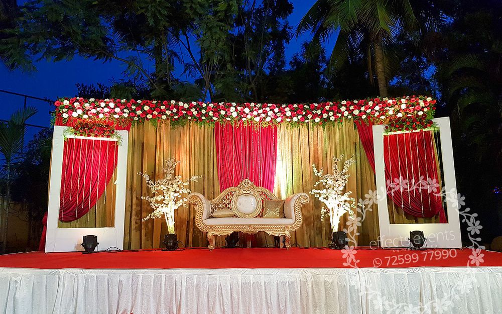 Photo From wedding reception decoration - By Effects Events