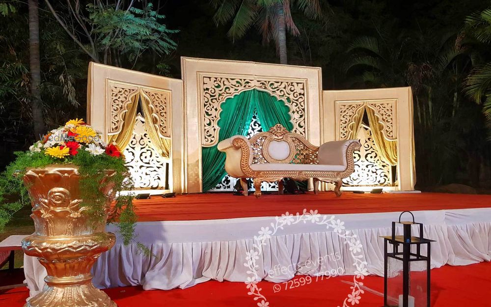 Photo From wedding reception decoration - By Effects Events