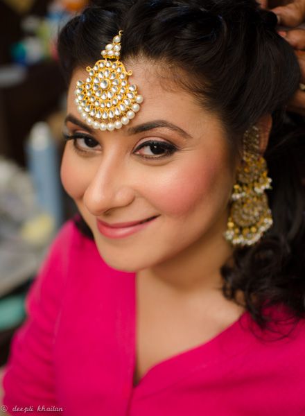 Photo From Sakshi's engagement makeup  - By Deepti Khaitan Makeup