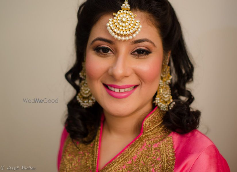 Photo From Sakshi's engagement makeup  - By Deepti Khaitan Makeup